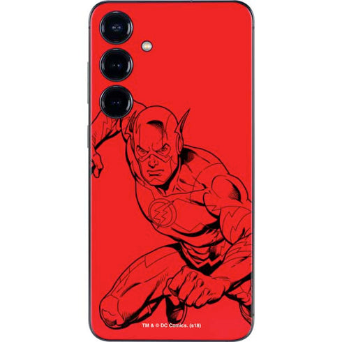 DC Comics The Flash Comic Pop Galaxy S25 Skin